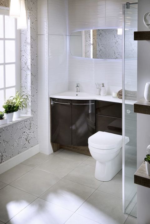 Symmetry fitted bathroom furniture from Utopia