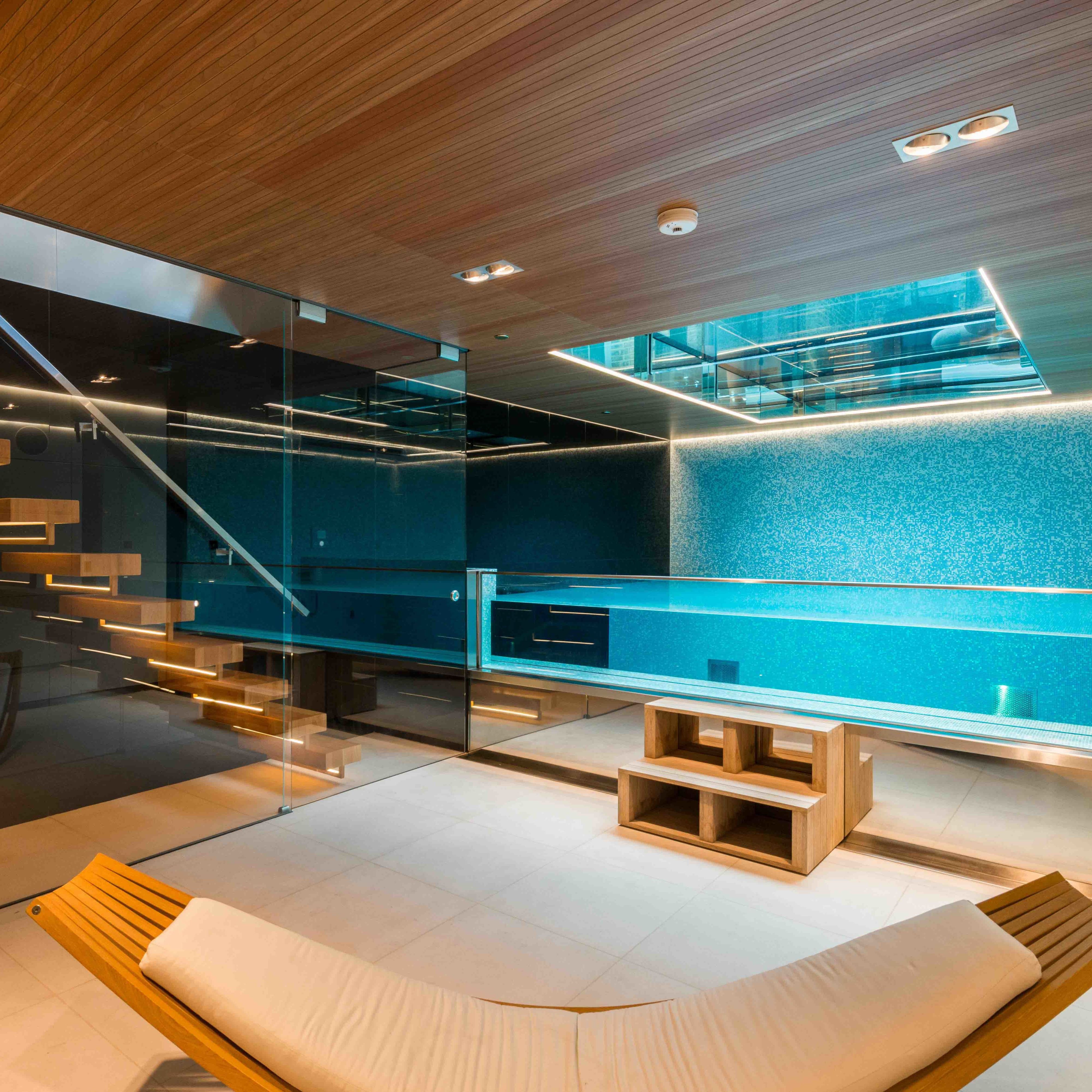 Glass Ceiling In House