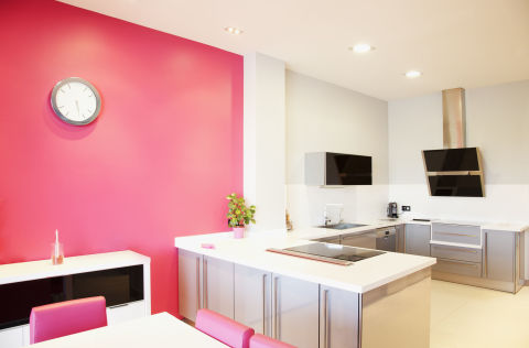 Pink kitchen