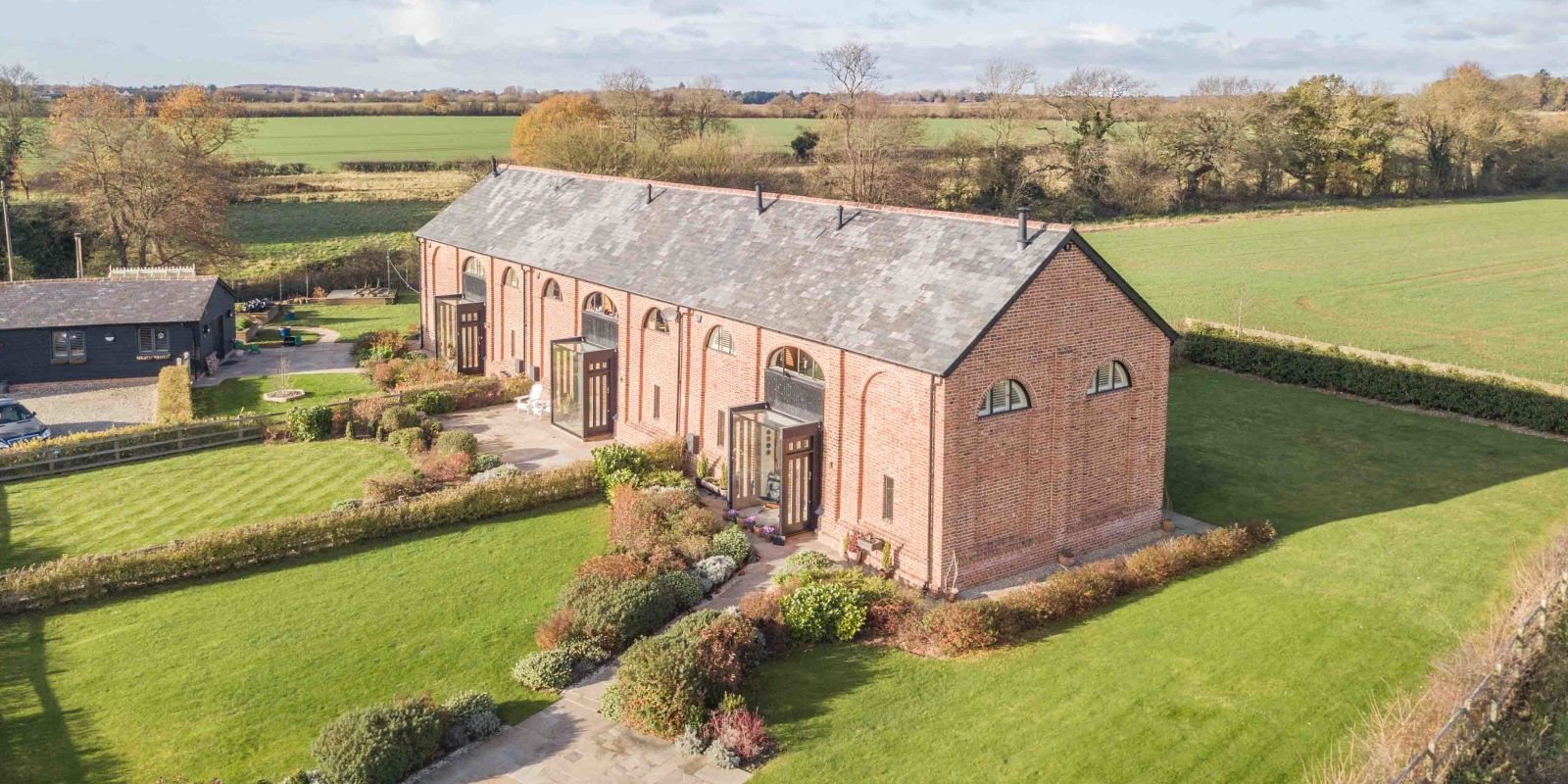 This Essex Brick Barn Conversion Is Now A Modern Family Home For Sale